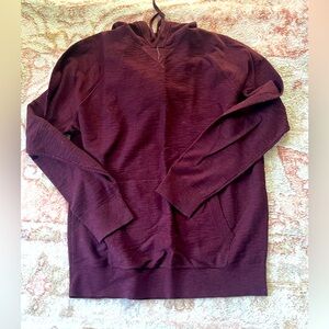 Soft Maroon Fitted Hoodie